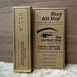 Stila Stay All Day Waterproof Liquid Eyeliner 
Intense Black
